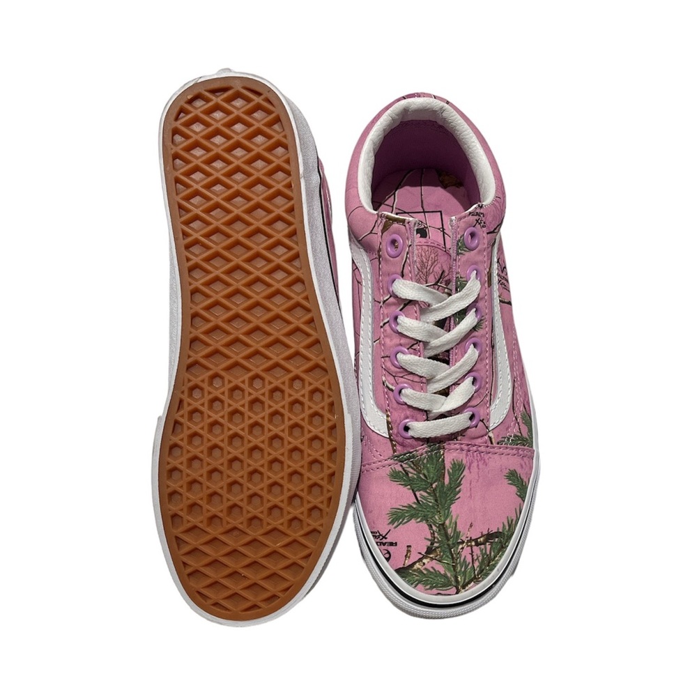 NWT VANS/OLD SKOOL /purple/dry leaves design./Unisex/ Size 7 women’s /5.5 M🍂 - Picture 5 of 5